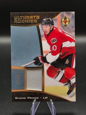 15/16 UD ULTIMATE SHANE PRINCE #78 ROOKIES RC /25 OTTAWA